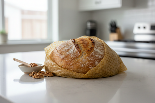 We Ditched Plastic Wrap for Organic Beeswax Food Wraps (And Our Sourdough Never Looked Better)