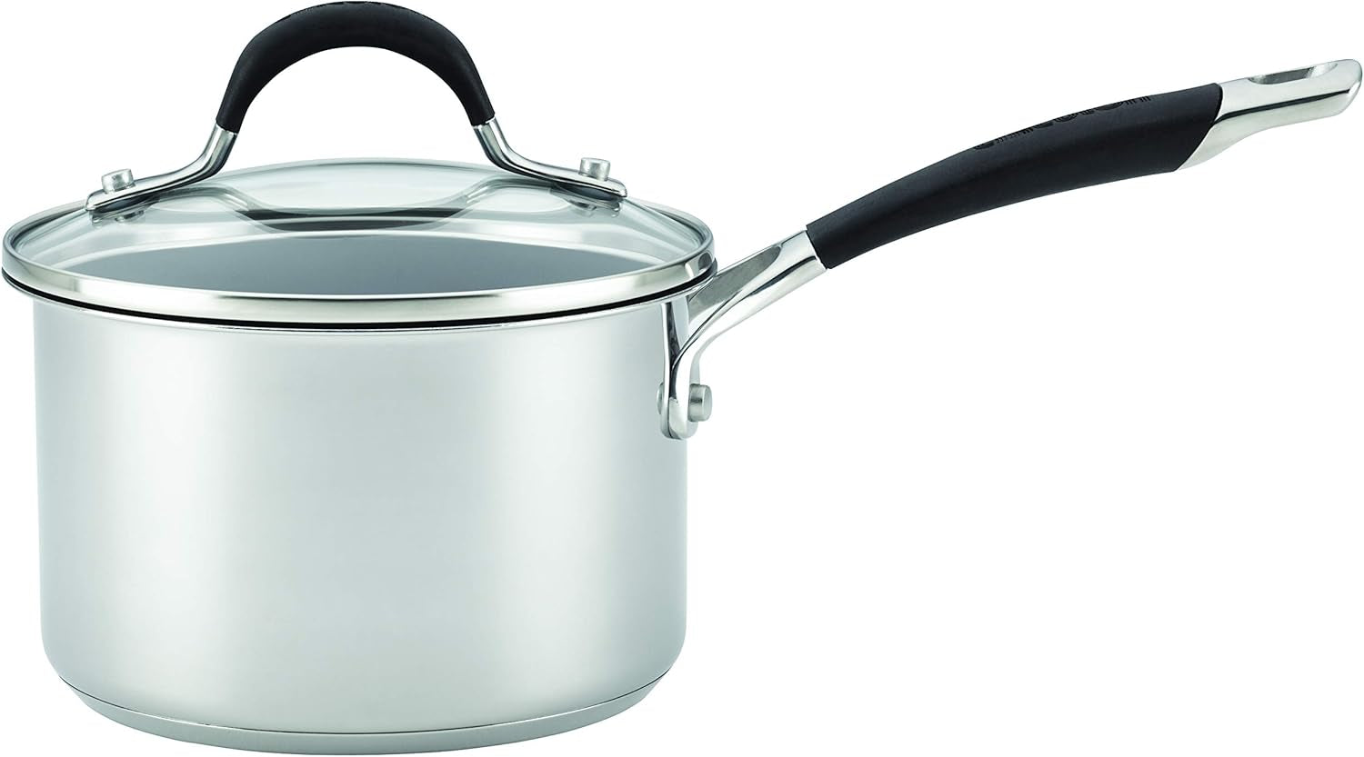 Momentum Stainless Steel Nonstick 2-Quart Covered Saucepan