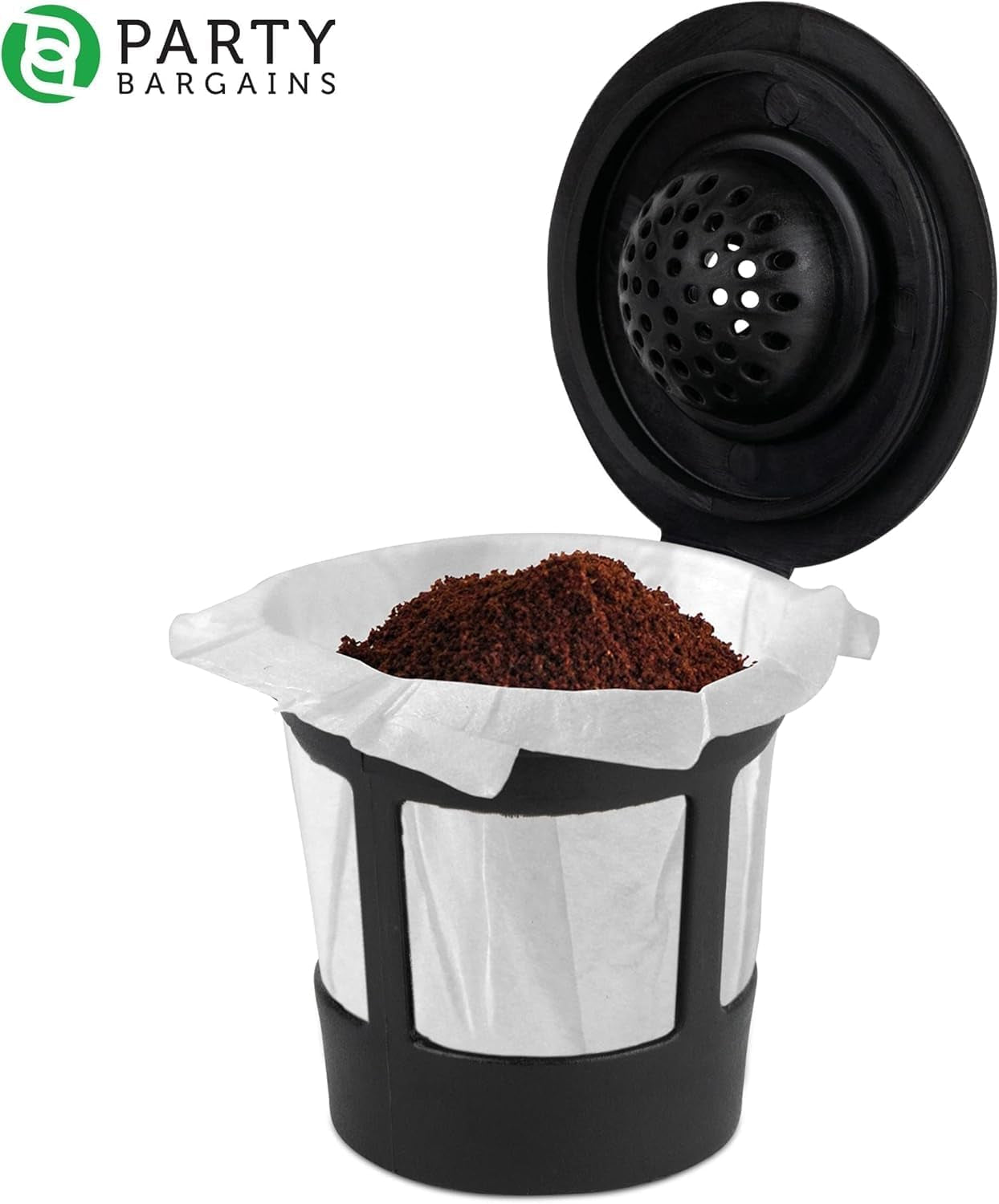 4 Reusable for K-Cups Filter - for Keurig 1.0 Brewers, Eco-Friendly Universal Fit Refillable Single Cup Coffee Filters, Stainless Steel Mesh Filter, Black