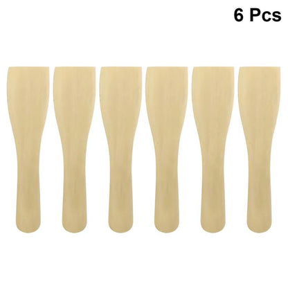 6Pcs Wooden Spatula Kitchen Cooking Non Stick Eco Friendly Tool Premium Quality Kitchen Utensils Cookware