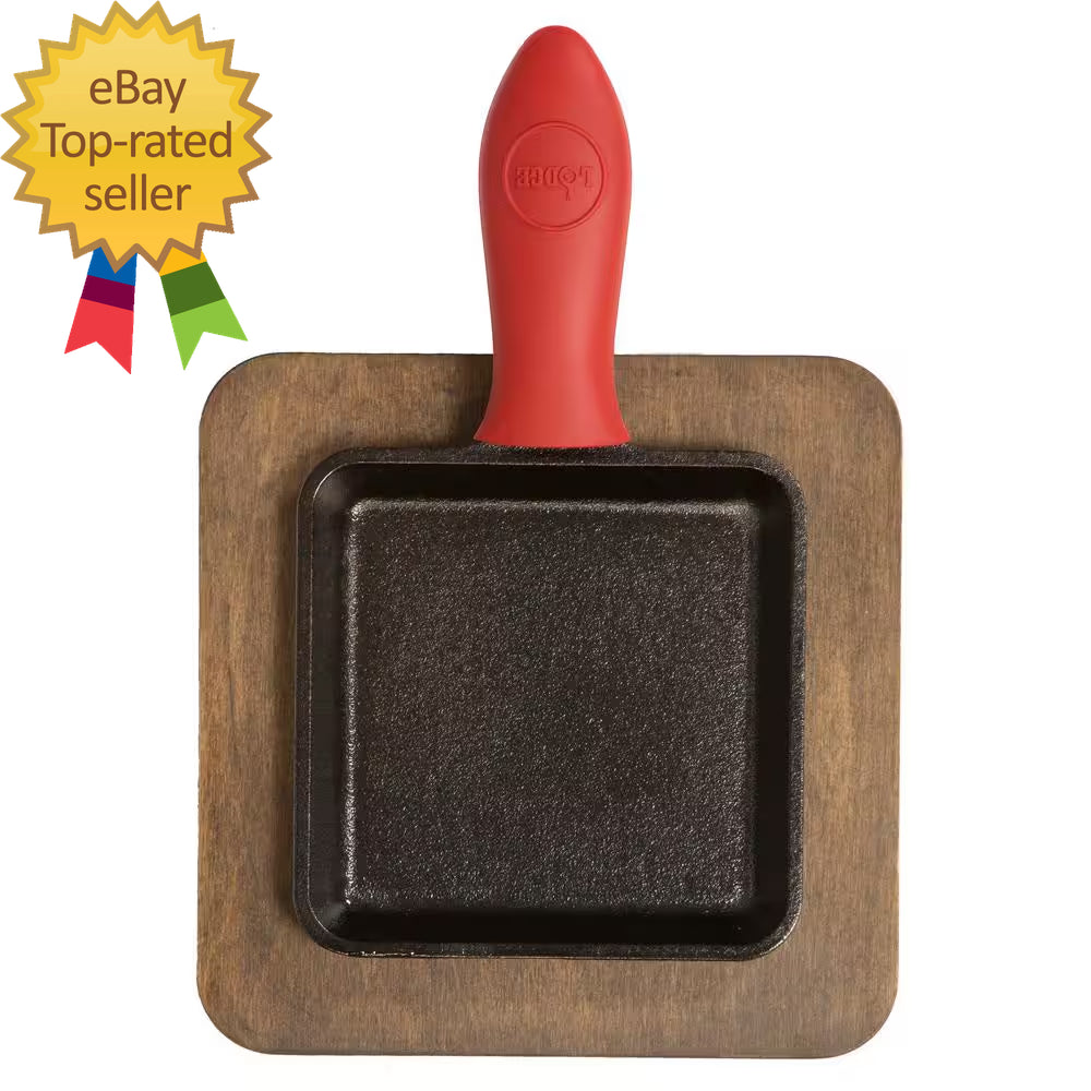 5.5 In. Square Cast Iron Skillet