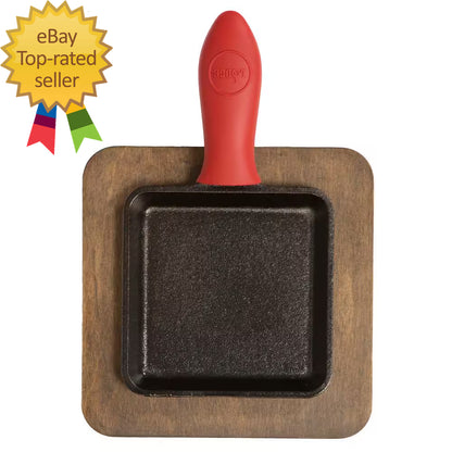 5.5 In. Square Cast Iron Skillet