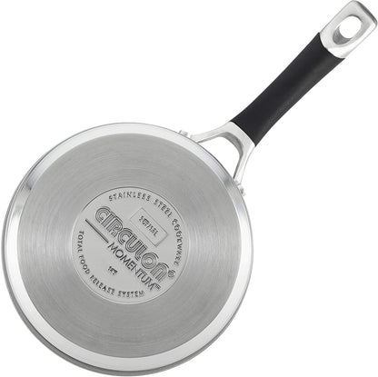 Momentum Stainless Steel Nonstick 2-Quart Covered Saucepan