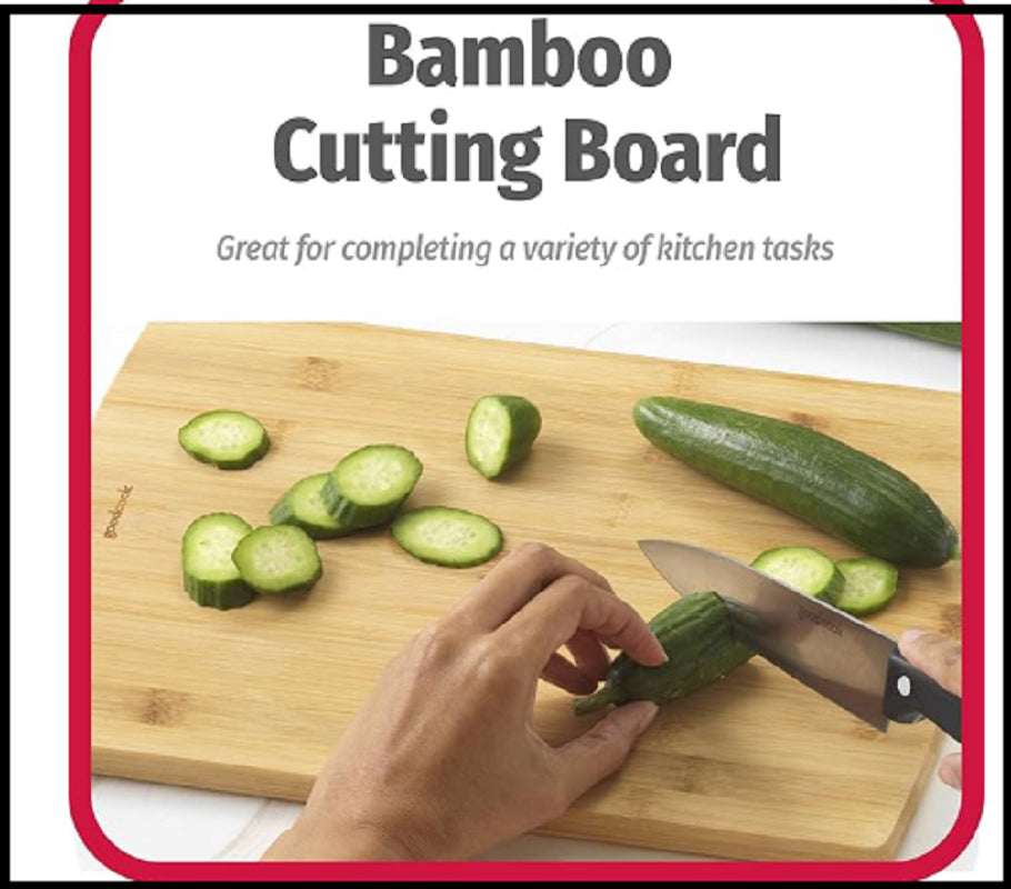Bamboo Cutting Board 10Inch by 14Inch