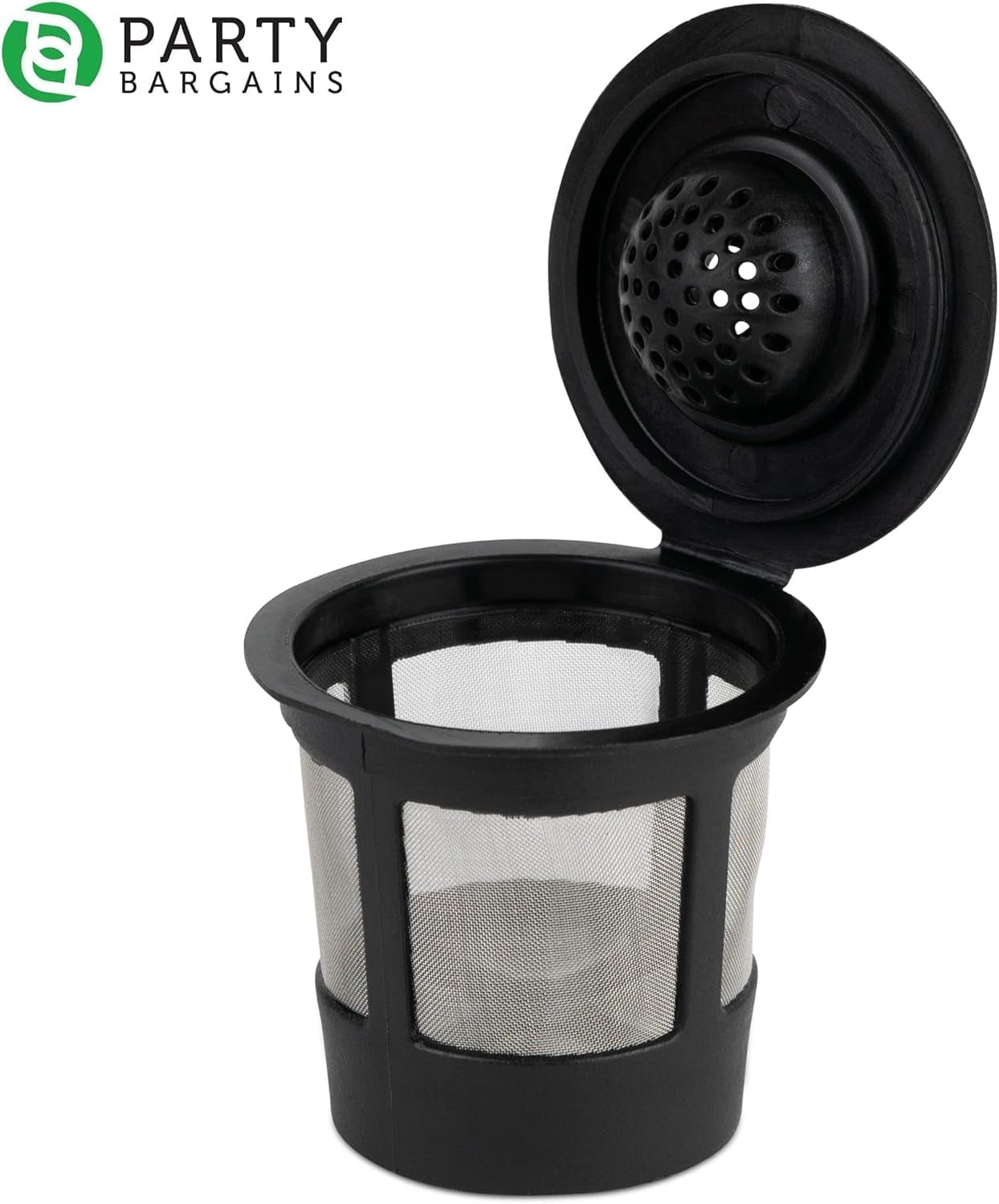 4 Reusable for K-Cups Filter - for Keurig 1.0 Brewers, Eco-Friendly Universal Fit Refillable Single Cup Coffee Filters, Stainless Steel Mesh Filter, Black