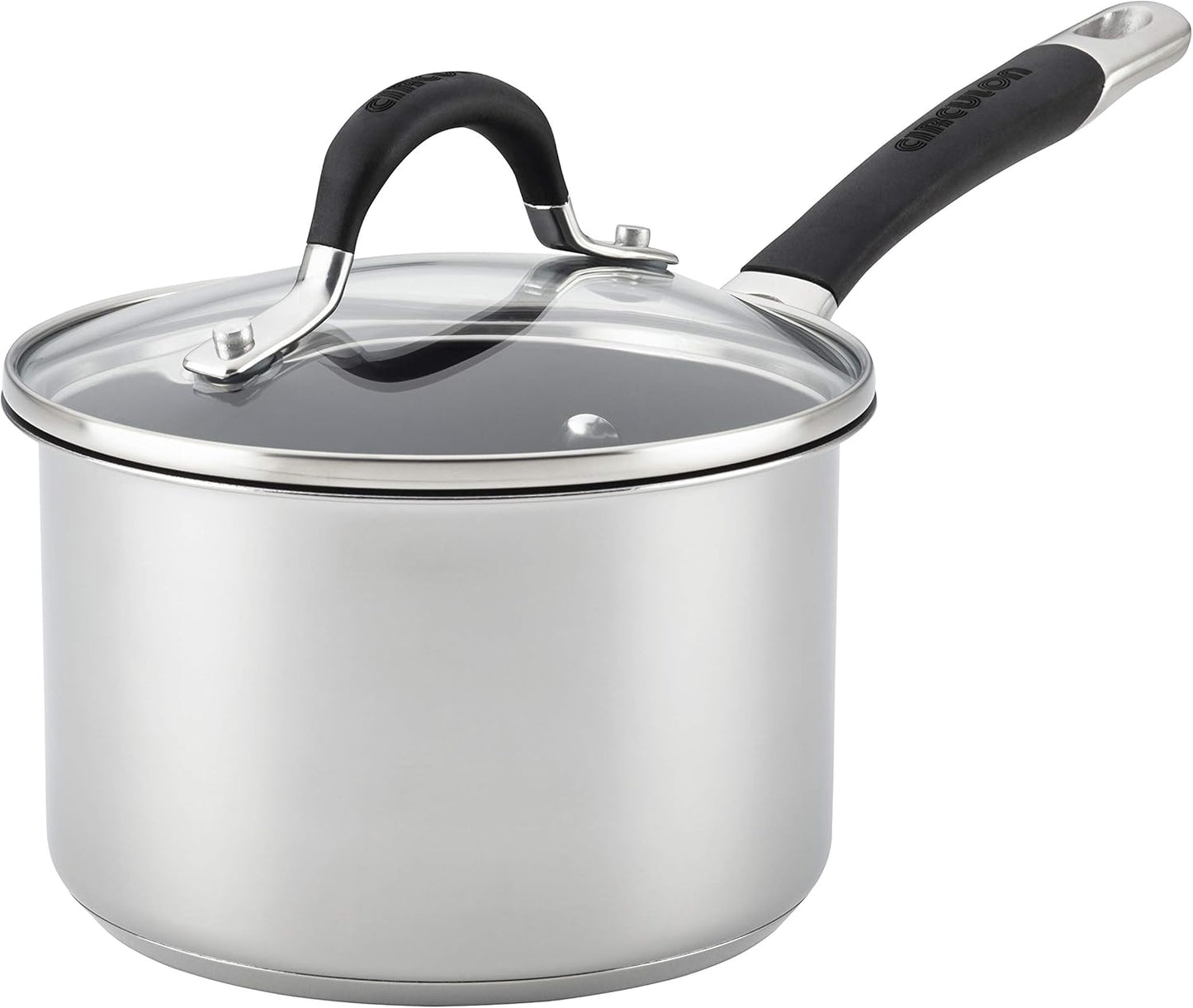 Momentum Stainless Steel Nonstick 2-Quart Covered Saucepan