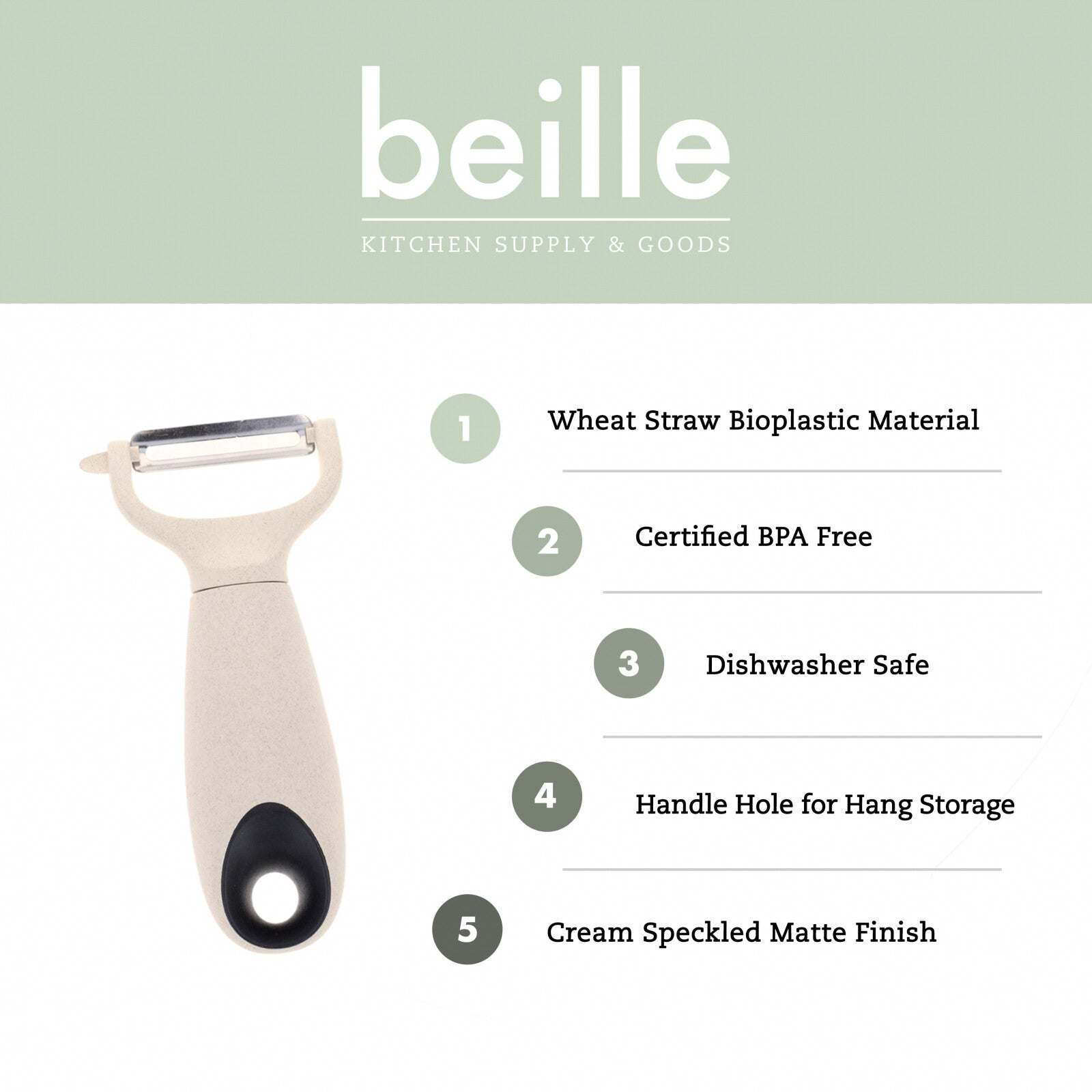 Beille Kitchen Utensils High Heat Resistance Baking Cooking Tools (Many Styles)