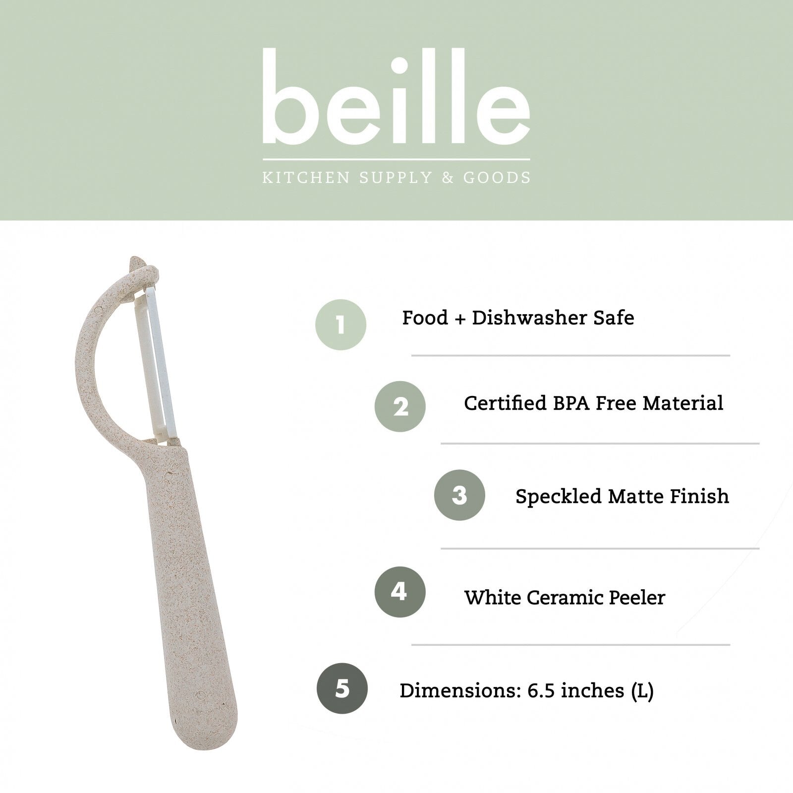 Beille Kitchen Utensils High Heat Resistance Baking Cooking Tools (Many Styles)