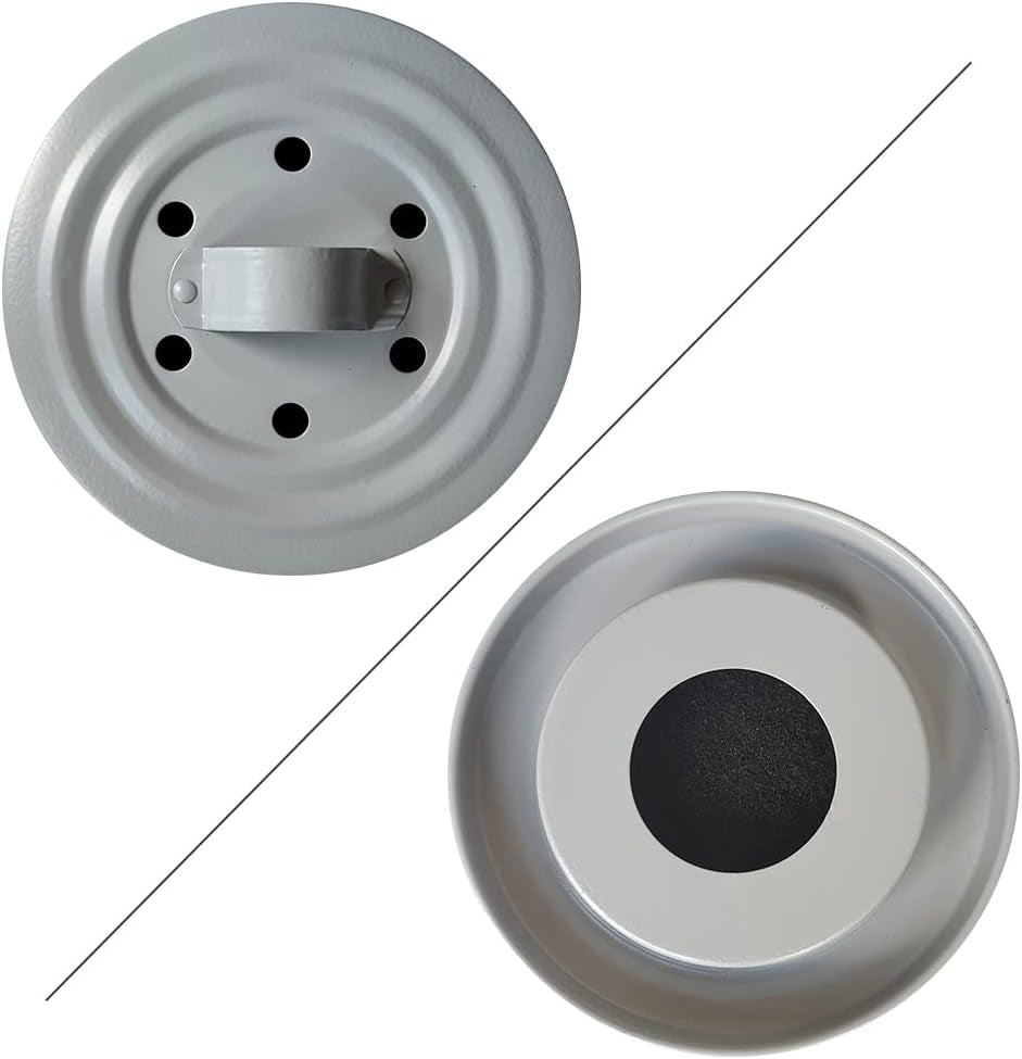 Stainless Steel Compost Bin - Premium Grade 304 Stainless Steel Kitchen Composter - Includes 4 Charcoal Filter, Indoor Countertop Kitchen Recycling Bin Pail (1.0 Gallon (Gray))