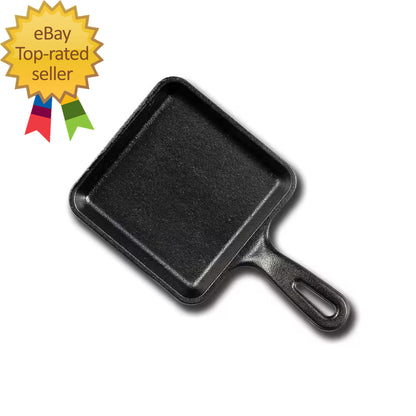 5.5 In. Square Cast Iron Skillet
