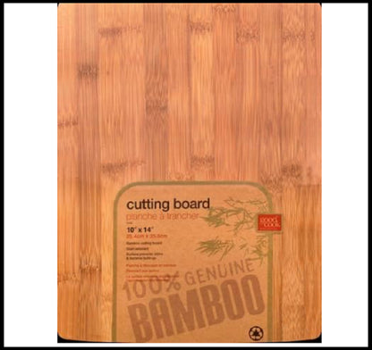 Bamboo Cutting Board 10Inch by 14Inch